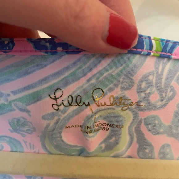 Lilly Pulitzer Pink and Blue Swim Cover-Up - Picture 5 of 9